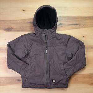 Berne Workwear HJ19 Torque Ripstop Hooded Jacket Men’s Size Small Gray